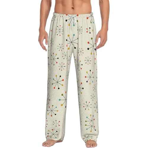 Pantalon de pyjama homme à motif abstrait pour vos soirées détente en couple