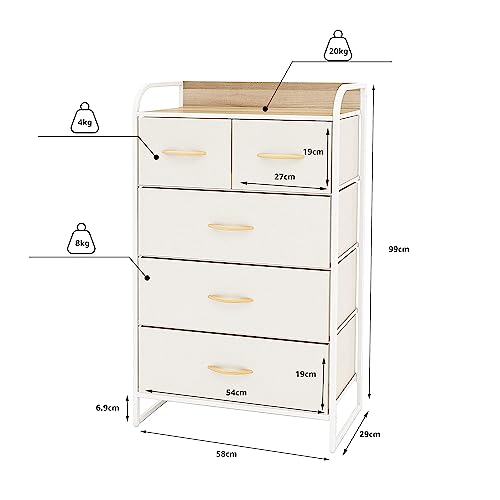 Reviews y listado de Mueble blanco con cajones al mejor precio. 18 Imagen adicional