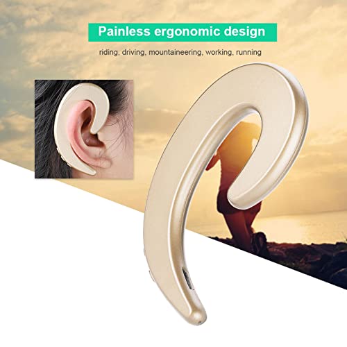 Auricular Bluetooth Diyeeni diseño indoloro ligero dorado miniatura 3