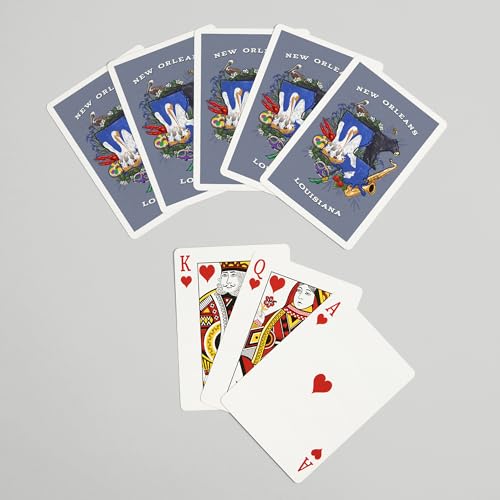 Baraja Póker New Orleans, 52 cartas para adultos miniatura 7