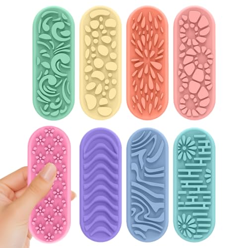 Juguete Sensorial,Coordinación y Relajación - Juego Antiestrés Sensorial de Bloques de Silicona - para Viajes Colegio Casa Picnic a Partir de 3 Años Niñas Niños Estudiantes y