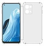 USTIYA Case for Reno 7 (No for 5G) / Oppo F21 Pro Clear TPU Four Corners Protective Cover Transparen