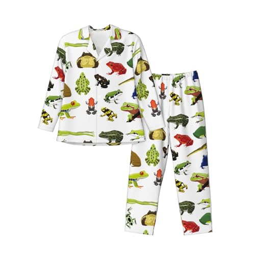 [Outfly] �J�G�� ��� �}�� �����Y �p�W���} �|���G�X�e�� �O�J�� �p�W���} �傫���T�C�Y �㉺�Z�b�g ���� �p�W���} �L�����N�^�[ ������ �j�� �t�H�p L DS4GV255H