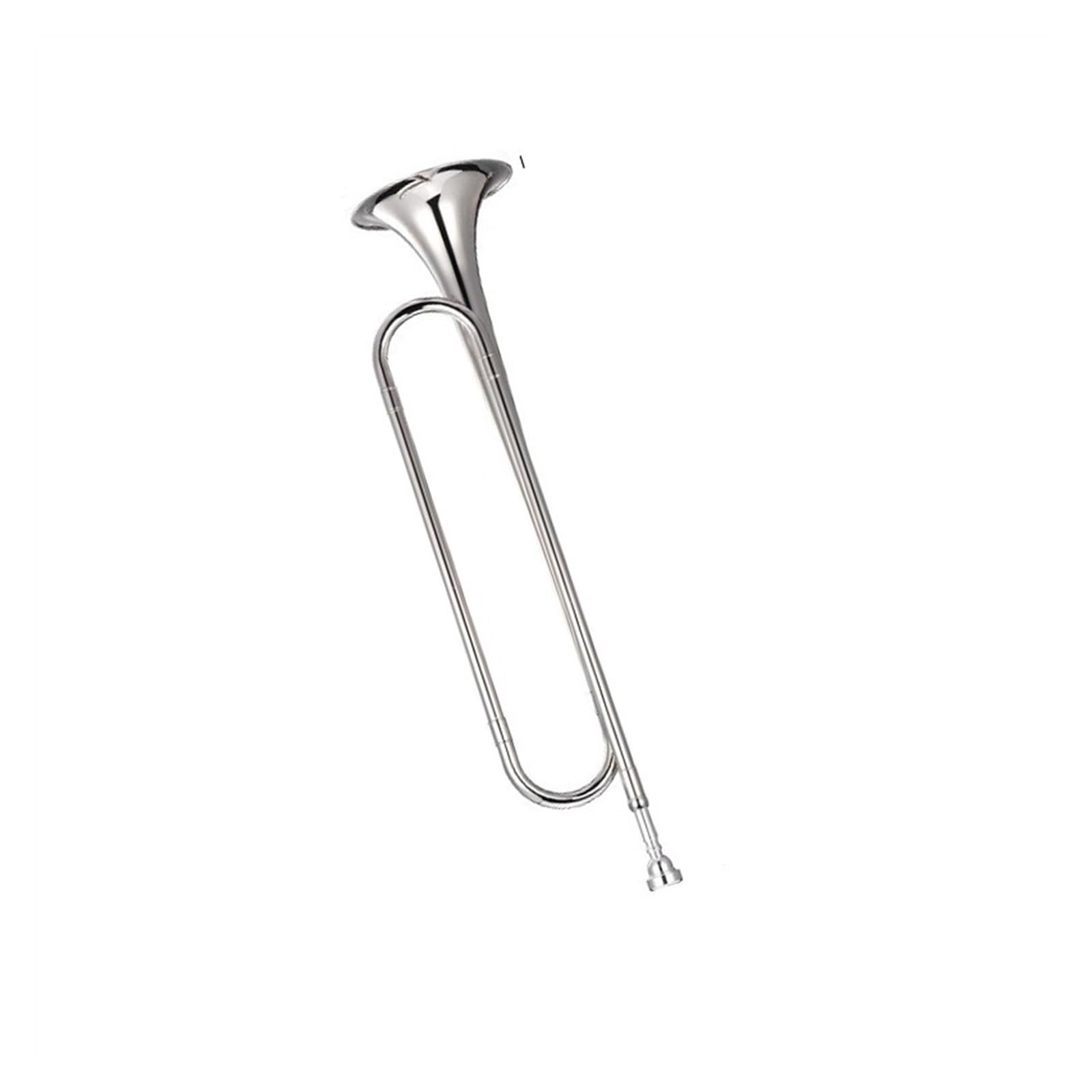 trąbka instrument Trąbka młodzieżowa Trąbka Juvenile Horn B płaska 160 srebrna ze standardowym ustnikiem