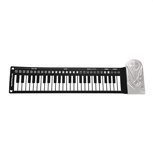 Piano à Rouler à La Main, Matériau En Silicone 49 Touches, Clavier électronique Pliant Clavier De Piano à Main Pour Débutants Pour (argent) - Les Beatles, Paul McCartney, John Lennon, RIngo Starr, George Harrison Piano à Rouler à La Main, Matériau En Silicone 49 Touches, Clavier électronique Pliant Clavier De Piano à Main Pour Débutants Pour (argent)
