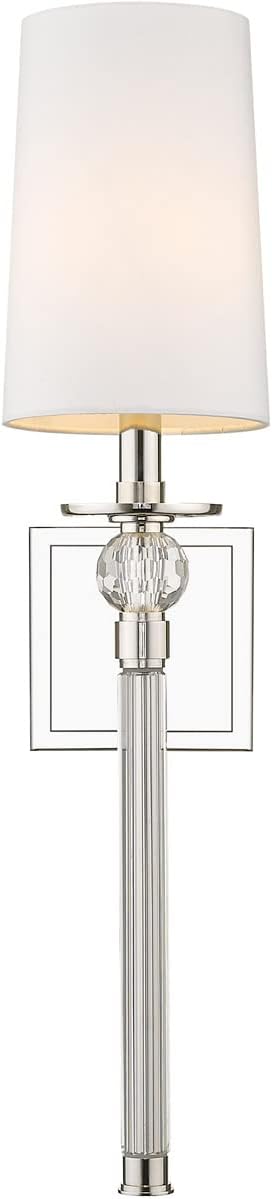 Z-Lite 1 Light Wall Sconce 805-1S-PN, Nickel
