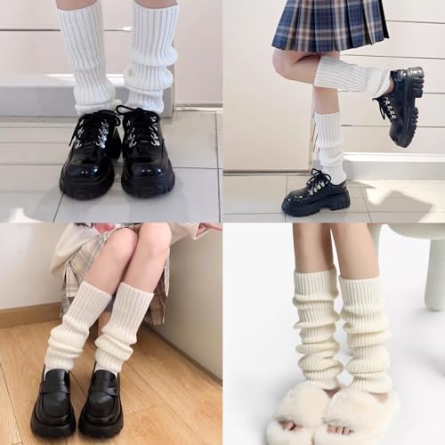 Image of Leg Warmers Harajuku with Lace Button Knit Harajuku Japanese Style Kawaii Lolita Gothic Flared and Loose Fit