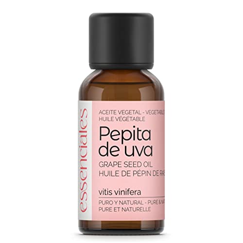 Essenciales – Olio Essenziale di Semi d’Uva 100% Puro e Naturale, 30 ml | Olio Essenziale di Vitis Vinifera, 1º Spremitura a Freddo
