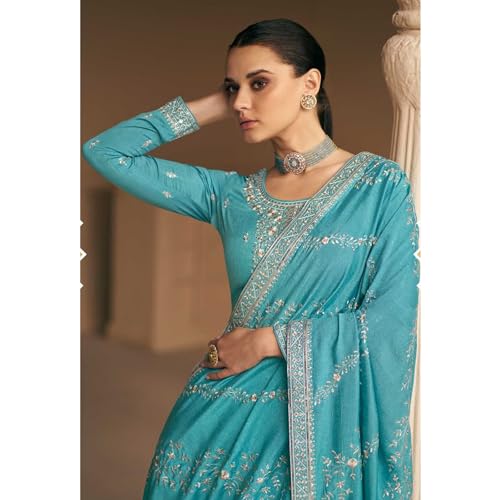 Indian Beautiful Designer Ready to Wear Heavy Worked Salwar Kameez Palazzo Suits3