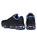 Socviis Mens Air Running Shoes Non Slip Workout Casual Sport Walking Shoes Basketball Sneakers Fashion Tennis Fitness Trainers Black Blue