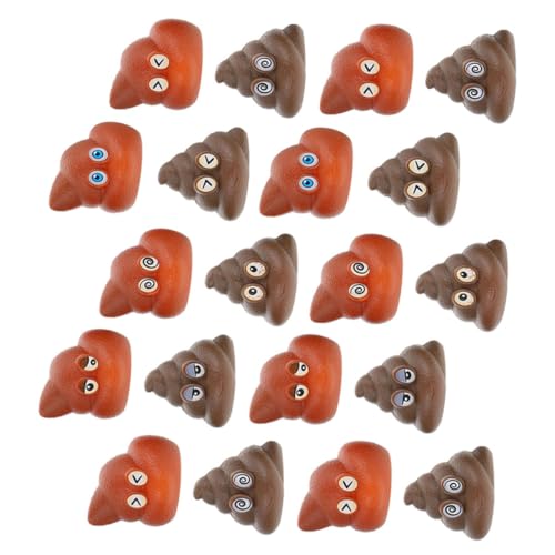 Orfofe 20 Piezas Juguetes De Caca Falsa Realistas De PláStico para Fiesta Broma Sorpresa Divertida Accesorios De Broma para Amigos Familia