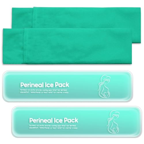 Image of Reusable Perineal Cooling Pad for Postpartum and Hemorrhoid Pain Relief,Instant Perineal Cold Pack,Vaginial Ice Pack for Pain Relief (Color-Green)