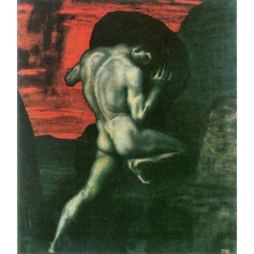 Sisyphus par Franz von Stuck ARTICULOZY - Grand tableau pour habiller un mur vide