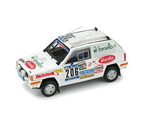 Fiat Panda 4x4 Parigi Dakar 1984 @206 Bianco 1:43 2009 R458 Cover