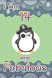  I am 14 And Fabulous: Cute Penguin journal for 14 years old girls and Boys Dual Notebook Blank and Lined Paper for Writing & Sketching More penguin ... Notebook Gifts Ideas for kids