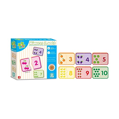 Jogo Números 1 a 10 Madeira Be a Bá, Nig Brinquedos