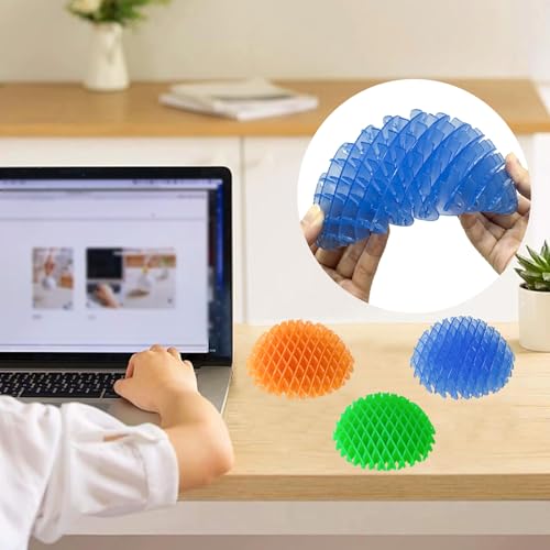 Easter Gifts for Kids 2 Pack Stretchy Fidget Toy, Fidget Wiggler, Cute Squishy Fidget Desk Toy, Resistance Fidget Toys Stress & Anxiety Relief, Birthday & Valentines Day Gifts for Him - Image 4