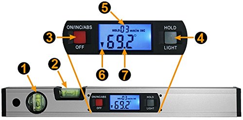 Batavia 7061251 - Livella digitale a bolla d'aria