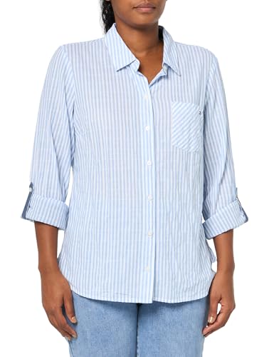 Image of Tommy Hilfiger Women's Plaid Lurex Button Up Shirt