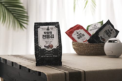 Master Hee's Korean Traditional Roasted Seaweed, Seaweed Snack, Seaweed Chip, Perfect Snack For Keto Diet, Vegan Diet 4G Per Pack (20-Pack) #TOP3