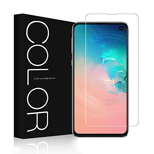 G-Color - Protector de Pantalla para Samsung Galaxy S10 Lite (Protector de Pantalla de Cristal Templado, Compatible con Carcasas)