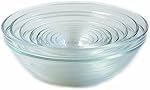 Duralex Made in France LYS Stackable 9-Piece Glass Bowl Set,Clear