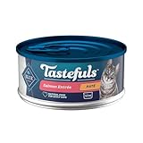 Blue Buffalo Tastefuls Wet Cat Food Paté, Made with Natural Ingredients, Salmon Entrée, 5.5-oz Cans (24 Count)