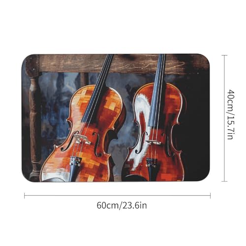 Tapis absorbant violon pour une entrée propre et musicale - 4