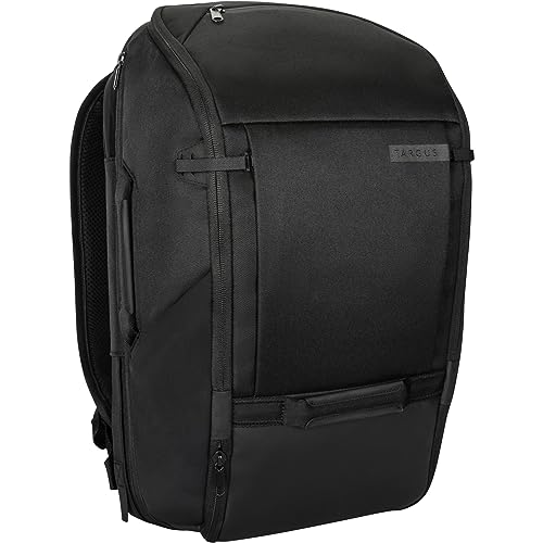 Targus TBB611GL Sac à dos Work+ 28 L pour ordinateur portable 15-16 – Matériaux résistants à l'eau – Garantie à vie limitée – Dimensions : 31 x 19,5 x 52 cm – Poids : 1,2 kg – Couleur : Noir
