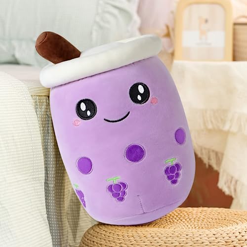 shownicer Plüschtier Boba Tea Kuscheltier Stofftier Kawaii Bubble Tea Plüsch, Plüschkissen Spielzeug, Milchtee Teetasse Kissen Puppe Wurfkissen, Schmusetier Geschenk für Kinder Mädchen Jungen