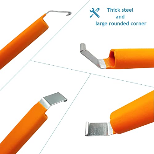 Fpz-Bd 7" 1Pcs Orange Vinyl Siding Tools,Vinyl Siding Removal Tool For Install And Repair Vinyl Sidings Without Damage Siding With Extra Long Anti-Skid Handle Durable Steel,Zip Tool Vinyl Siding #TOP2