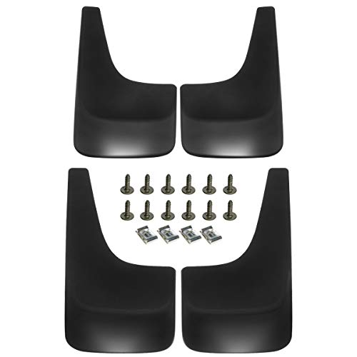 A-Premium Splash Guard Mud Flaps Replacement for Chevrolet Avalanche Suburban Silverado 1500 2500 Tahoe(Without Fender Flares) 4-PC Set