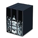 Contenido: juego de 3 cuadernos de anillas A4. Archivador formato protocolo Kaos con temática artística, ideal para casa y oficina – Tamaño del set de registro: 26 cm, 29 cm, 35 cm