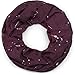 Produktbild styleBREAKER Unisex Loop Schal mit Falten und All Over Farbkleckse, Schlauchschal, Tuch 01017079, Farbe:Bordeaux-Violett