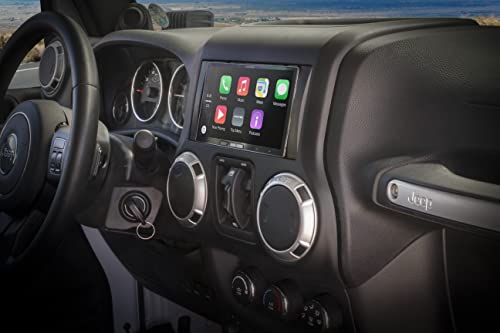 Scosche Cr1291B Double Din Dash Kit Compatible With Select 2007-2019 Chrysler, Dodge & Jeep Vehicles Black #TOP2