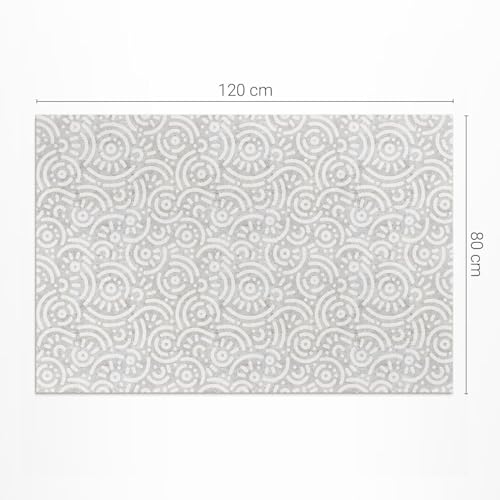 Tapis extérieur imperméable 80x120 cm résistant décoloration PVC