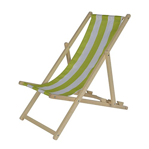 Eichhorn 100004546 – Outdoor Niños de Sol Silla, Ajustable, 40 kg, Madera de Haya