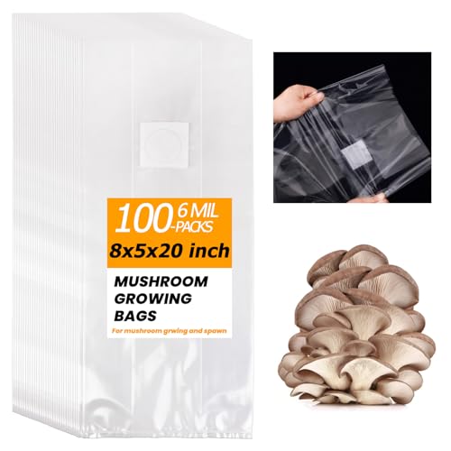 ZWXT 100PCS Mushroom Planting Kit - 8'5'20' Thickened...