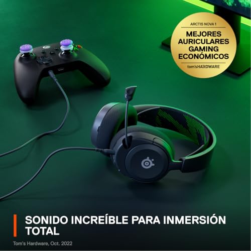SteelSeries Arctis Nova 1X Gaming Headset - Signature Arctis Sound - ClearCast Gen 2 Mic - Xbox Series X|S, PC, Playstation, Switch, and Mobile - Image 4