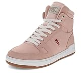 Levi's Womens BB Hi Daze Hightop Sneaker Shoe, Blush, 8 M