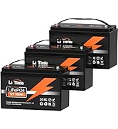 Amazon | LiTime 12V 50Ah リン酸鉄リチウムイオンバッテリー 14.6V10A