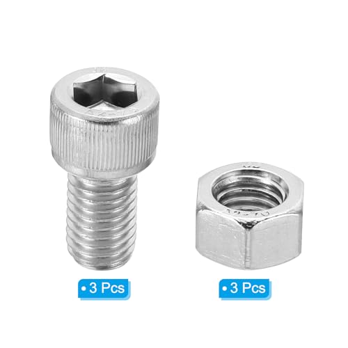 PATIKIL M12x20mm 304 Stainless Steel Hollow Bolt - Image 3