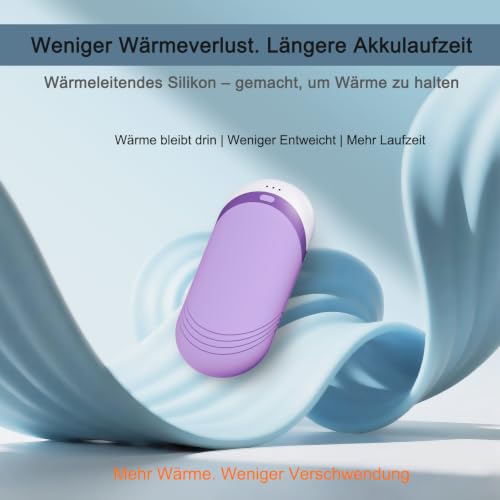 Karecel Handwärmer Elektrisch mit Wärmeleit-Silikon, Vollflächige Wärme – Ansicht 8