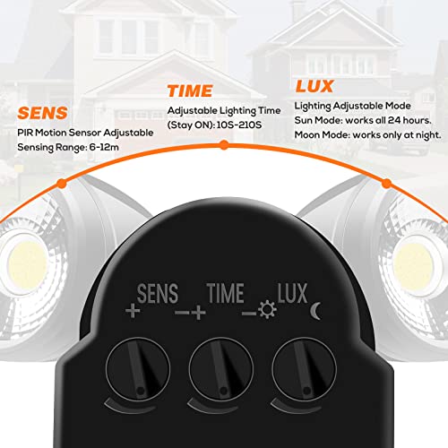 ALUSSO Faretto a LED con Sensore di Movimento 30W