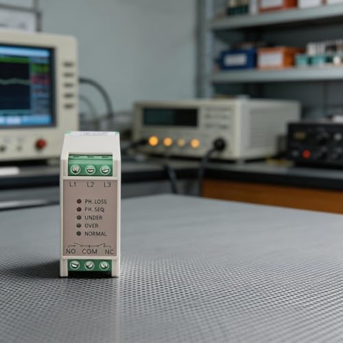 Relais de surveillance de tension triphasé contre surtension