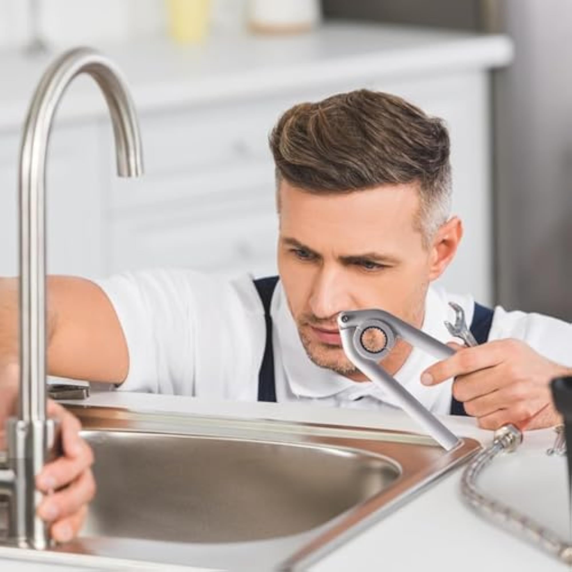 Faucet Wrench Basin Installation Tool, Slip-Resistant