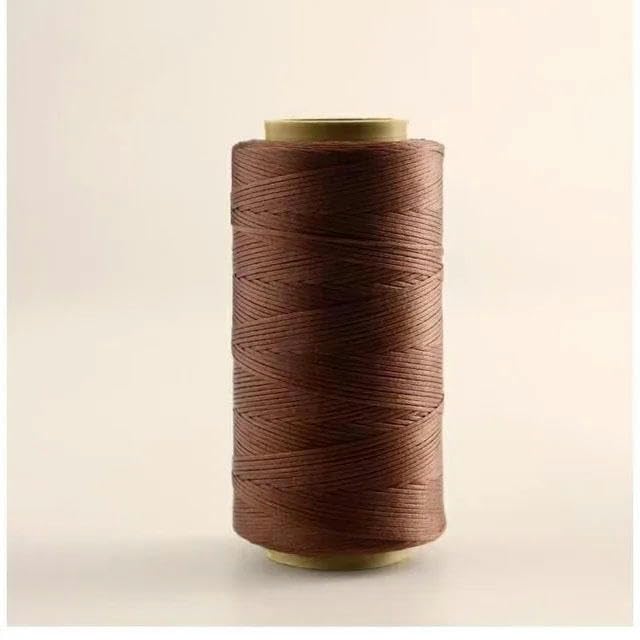 Hilo de Coser，Hilo de poliéster Hilo de Coser, 220M 150D 1 mm, Encerado Plano, Grosor de línea de Costura, Hilo Encerado(11)