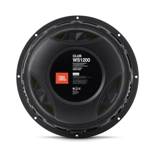 Image of JBLCLUBWS1200BLK - 12 inch (305mm) Shallow Mount Subwoofer, 1000w Peak, Black