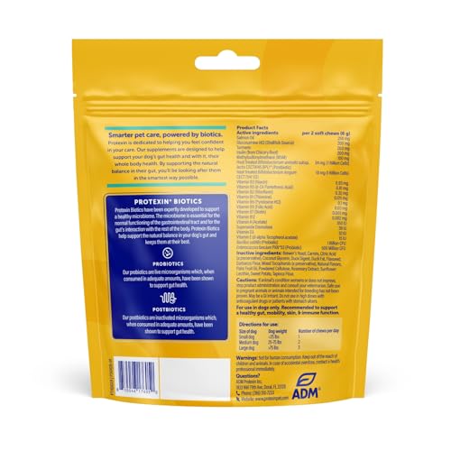 Daily Care Gut+ Wellness, 60 probiotic and postbiotic Dog Supplement Chews – Duck and Carrot Flavored Daily Care Gut+ Wellness, 60 probiotic and postbiotic Dog Supplement Chews – Duck and Carrot Flavored