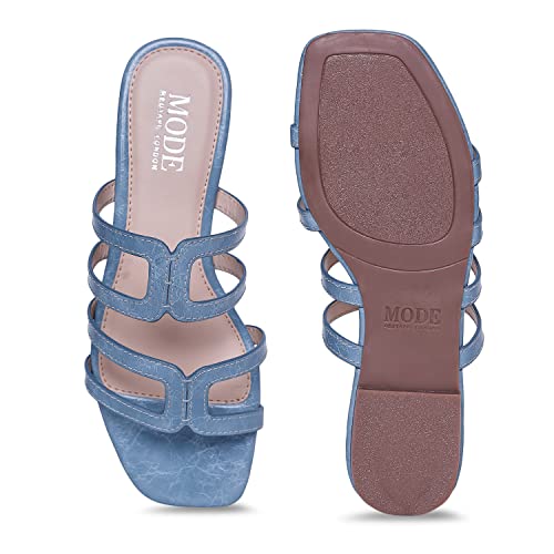Image of Mode By Red Tape Womens Mrl239 Open Toe Flat